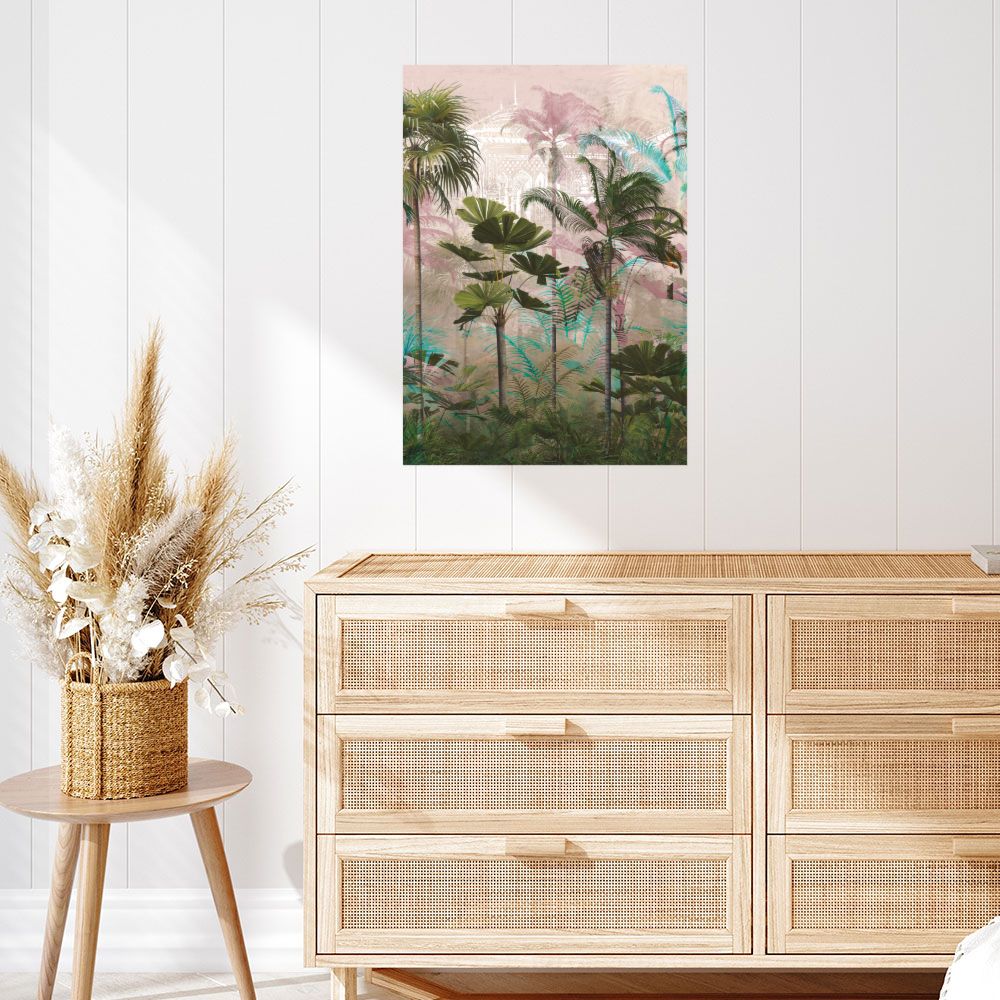 Affiche Forêt exotique féerique