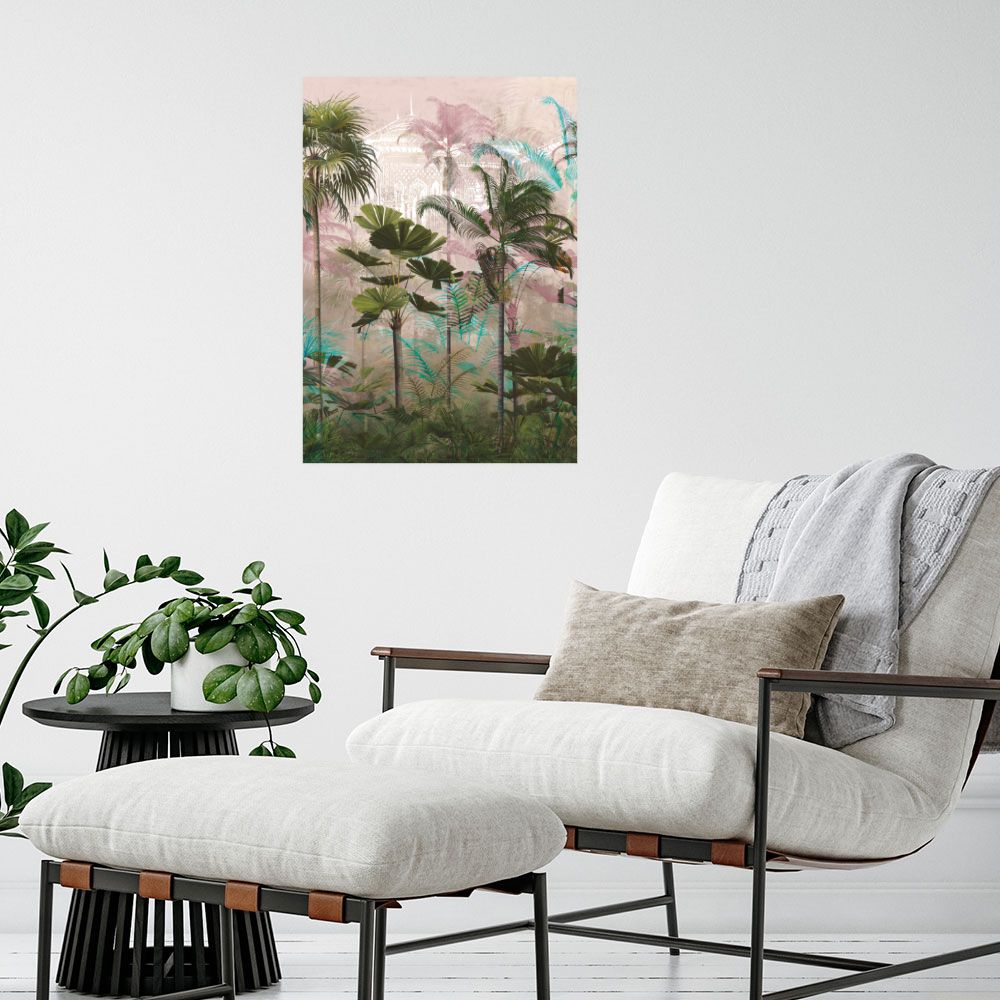 Affiche Forêt exotique féerique