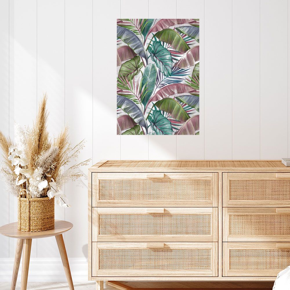 Affiche Feuillage tropical vibrant