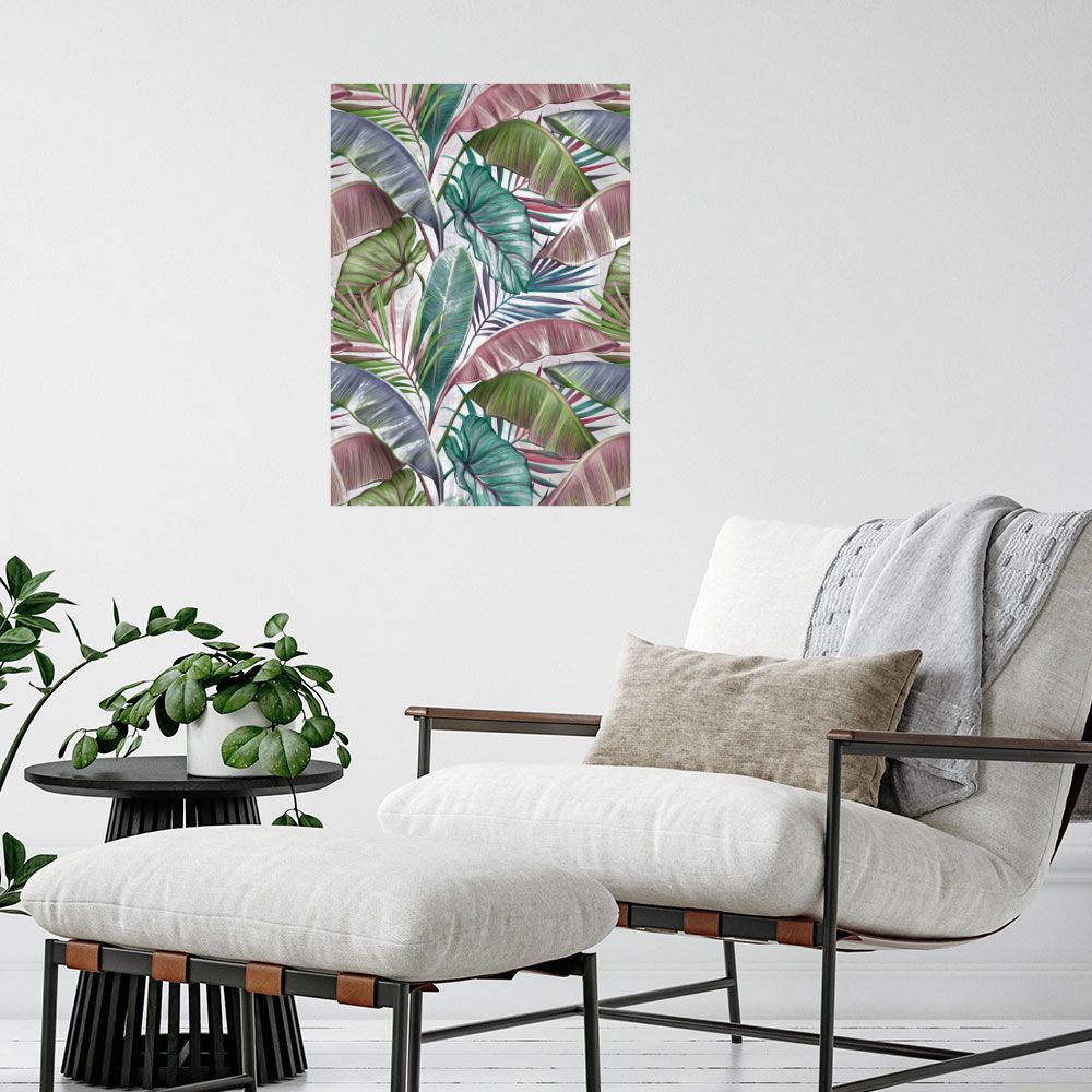 Affiche Feuillage tropical vibrant