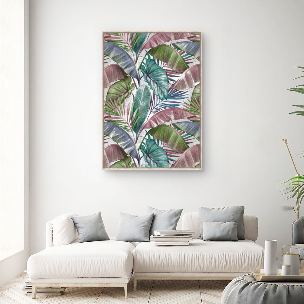 Tableau Feuillage exotique