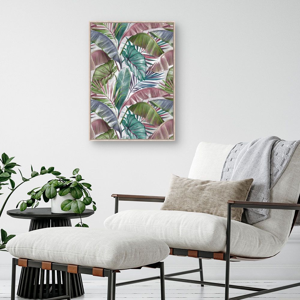 Tableau Feuillage exotique