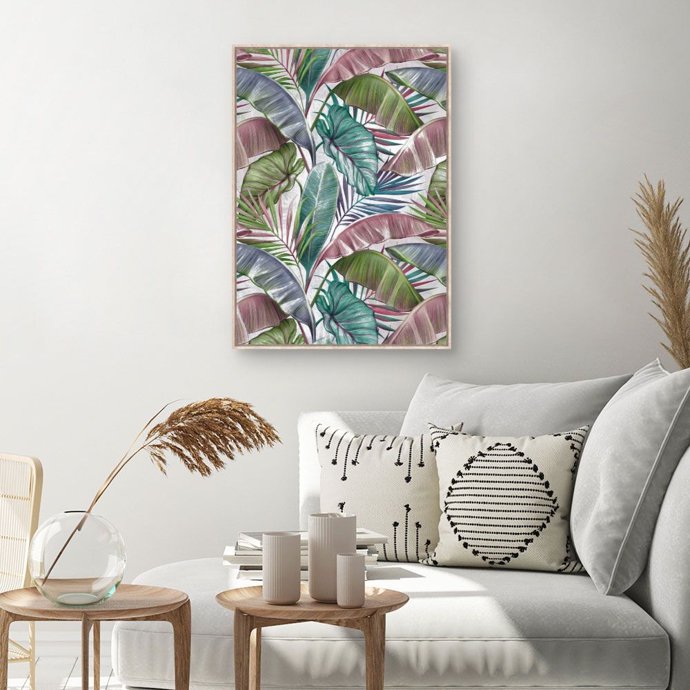 Tableau Feuillage exotique