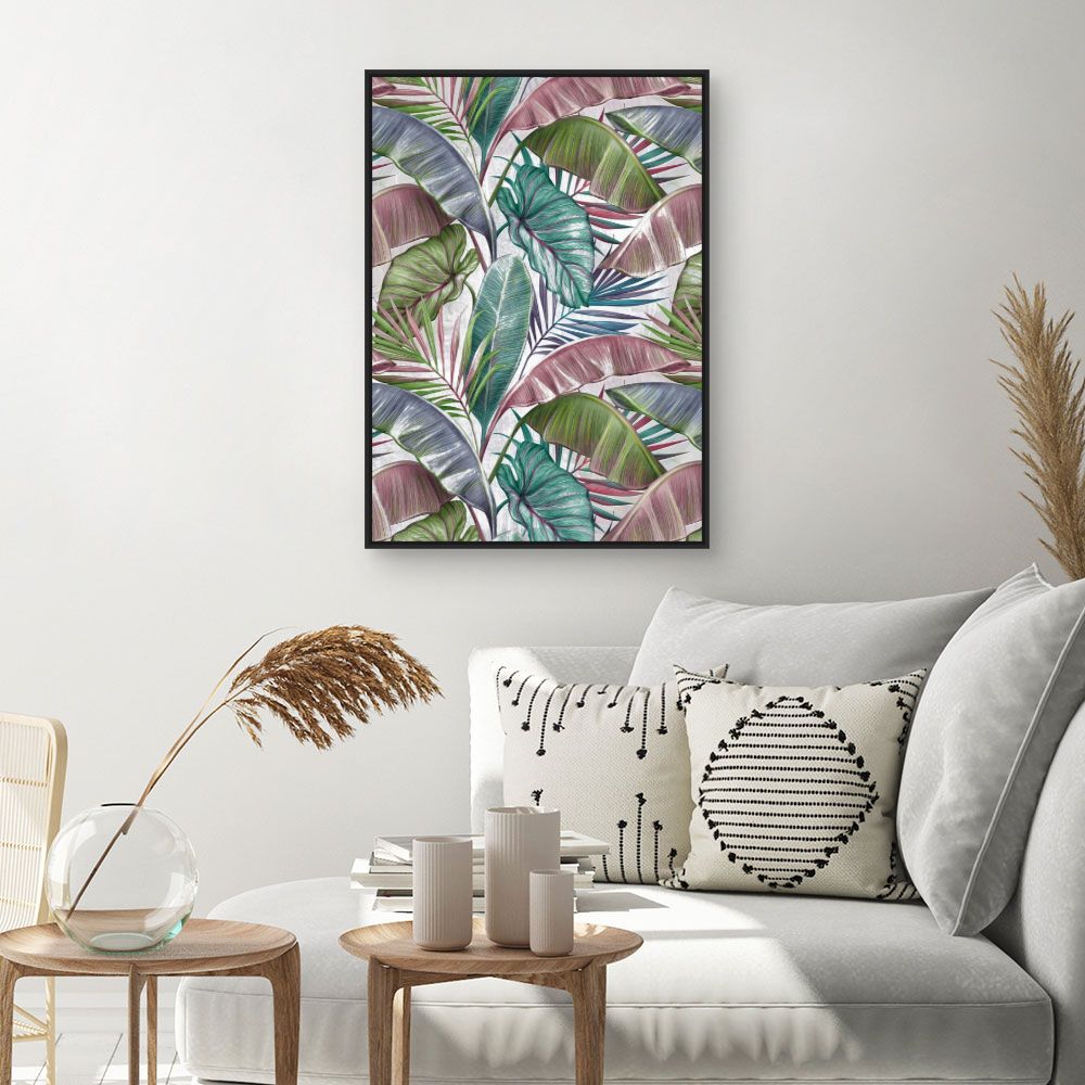 Tableau Feuillage exotique