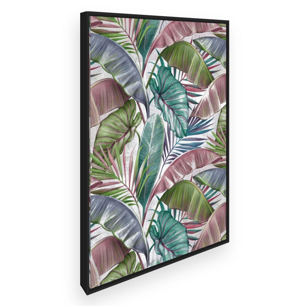 Toile Feuillage exotique