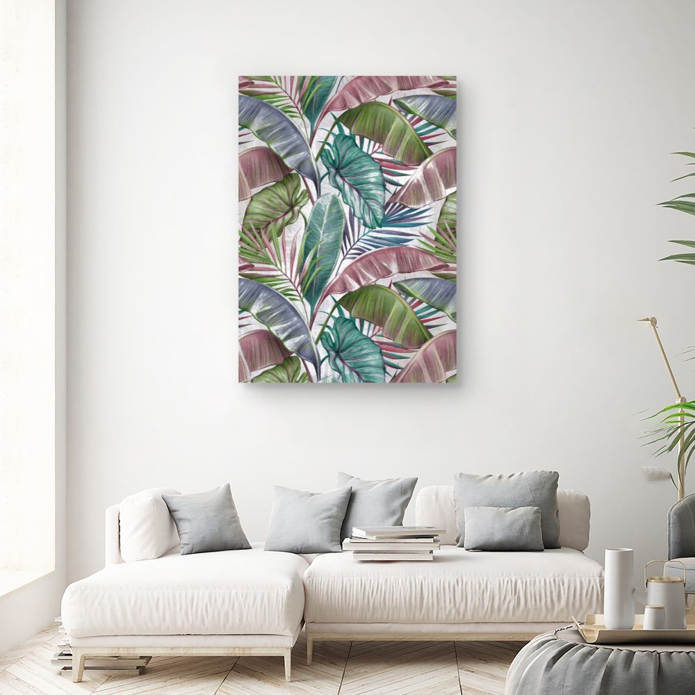 Tableau Feuillage exotique