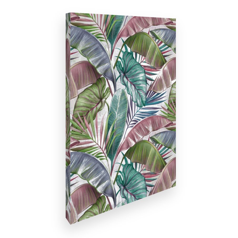 Toile Feuillage exotique