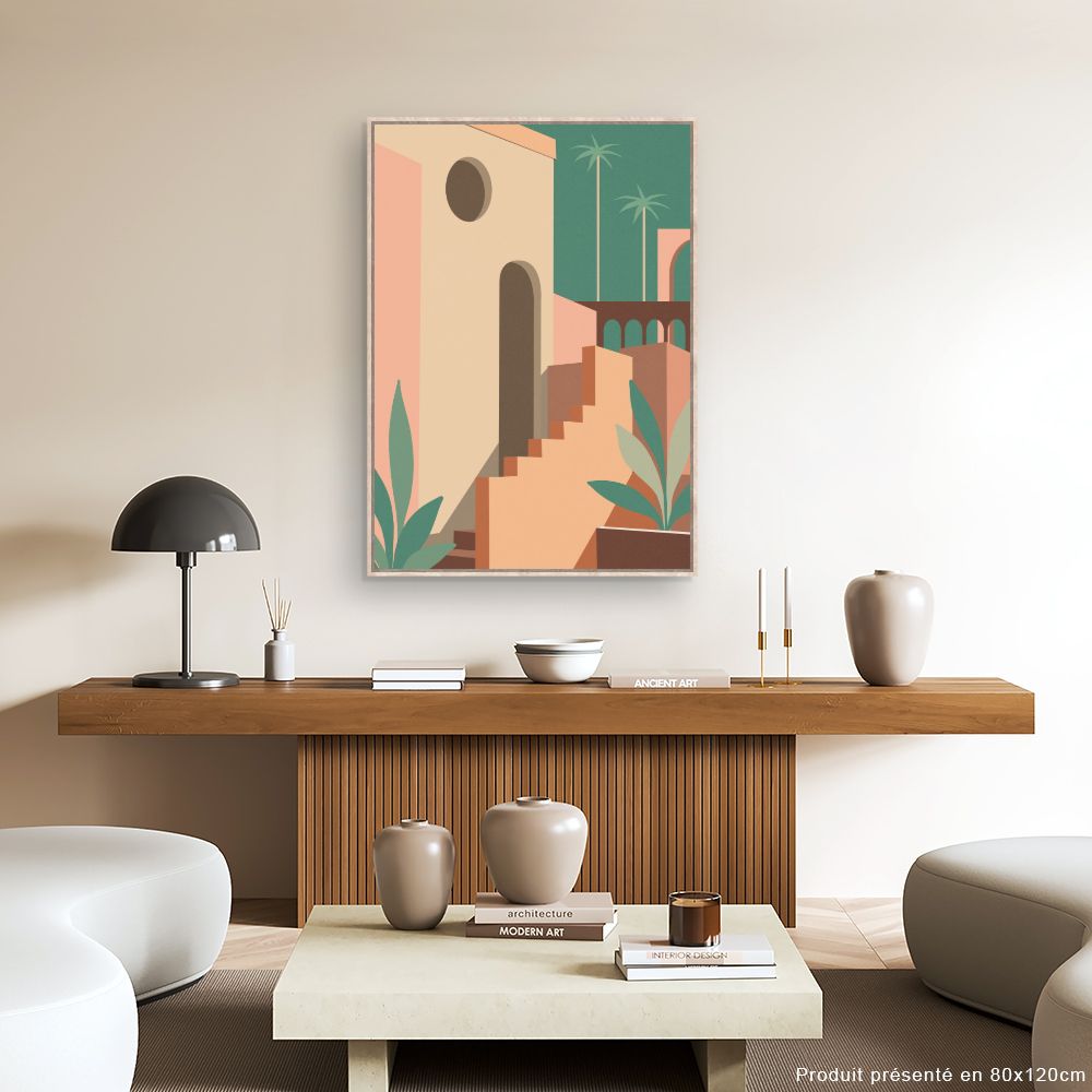 Tableau Architecture tropicale