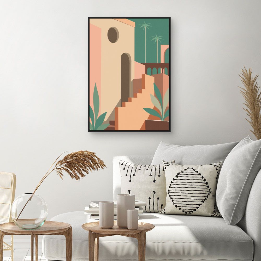 Tableau Architecture tropicale