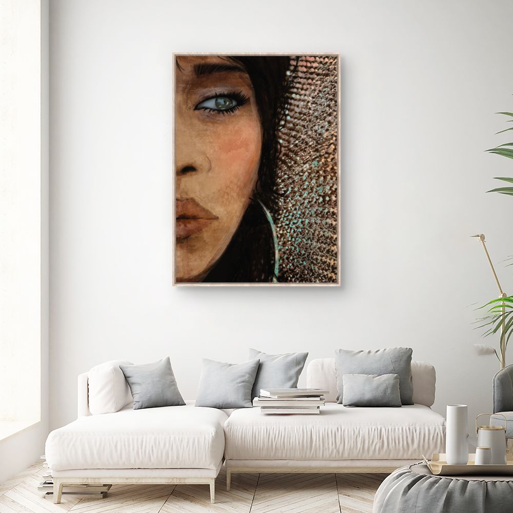 Tableau Portrait captivant féminin