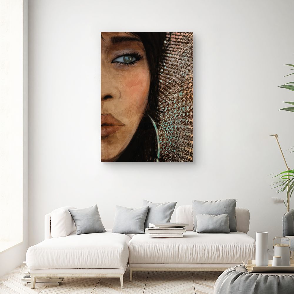 Tableau Portrait captivant féminin