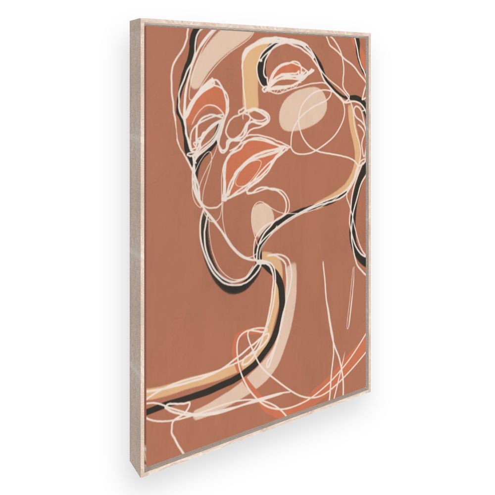 Toile Lignes artistiques gracieuses