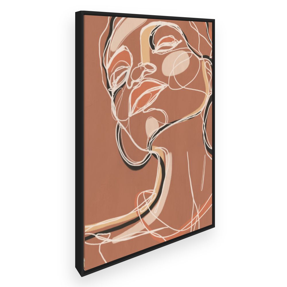 Toile Lignes artistiques gracieuses