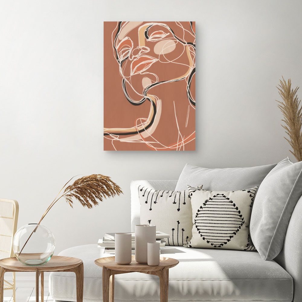 Tableau Lignes artistiques gracieuses
