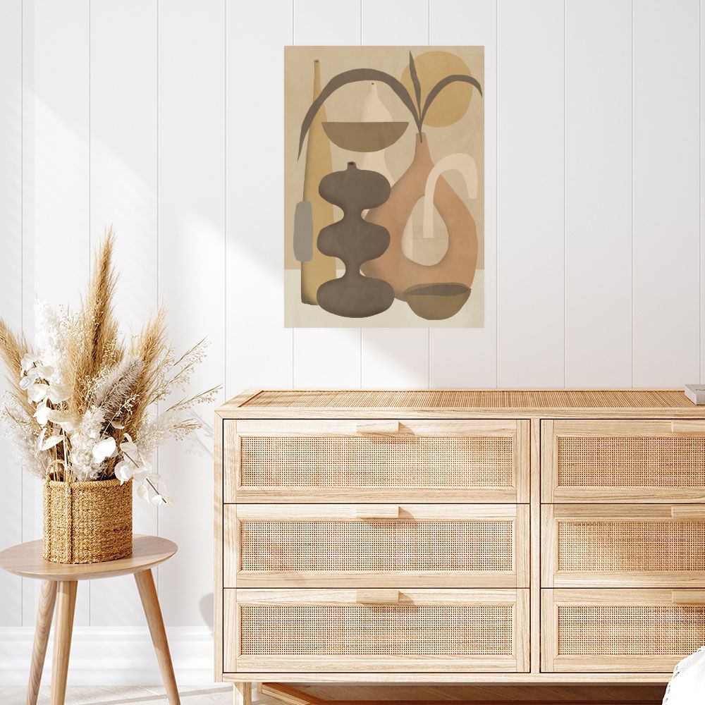 Affiche Formes organiques élégantes