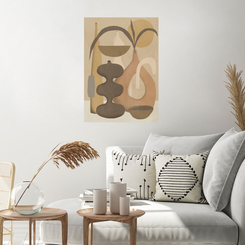 Affiche Formes organiques élégantes