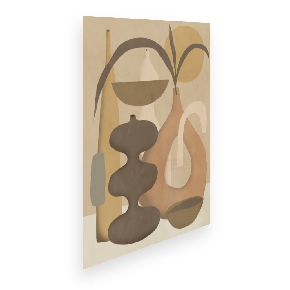 Affiche Formes organiques élégantes