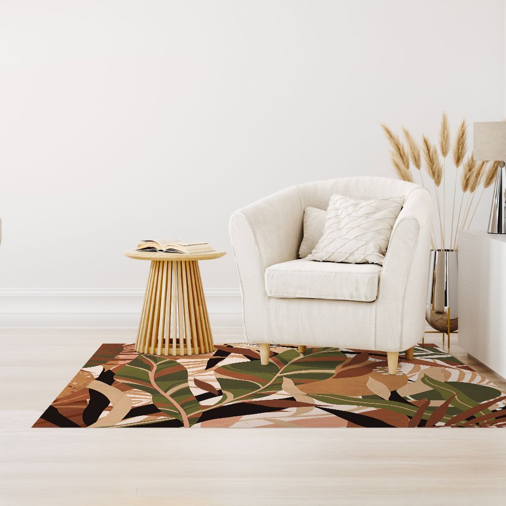 Tapis n°338 Feuillage exotique vibrant