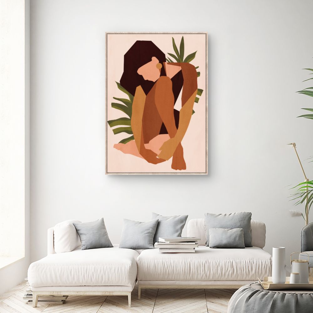 Tableau Silhouette stylisée élégante