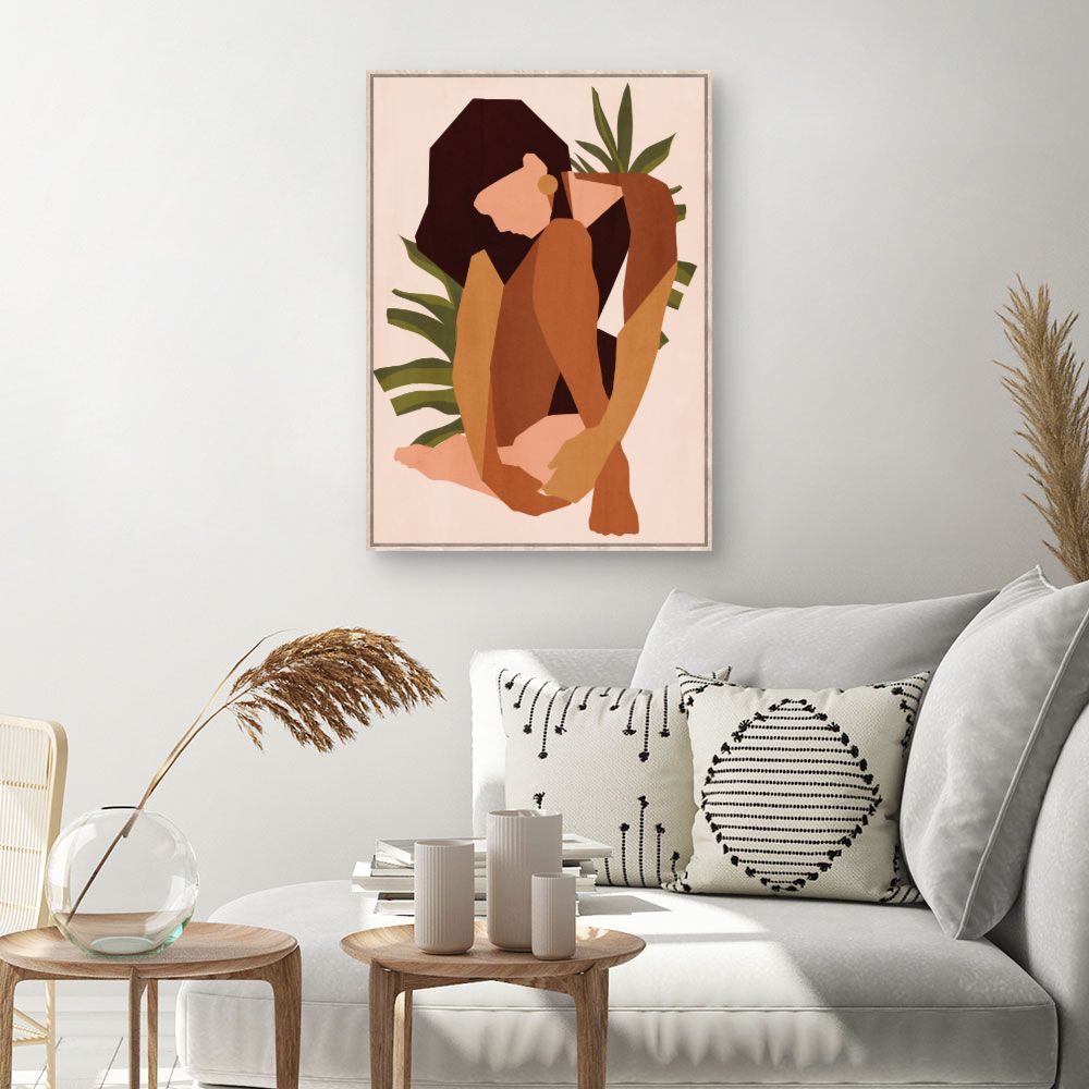 Tableau Silhouette stylisée élégante