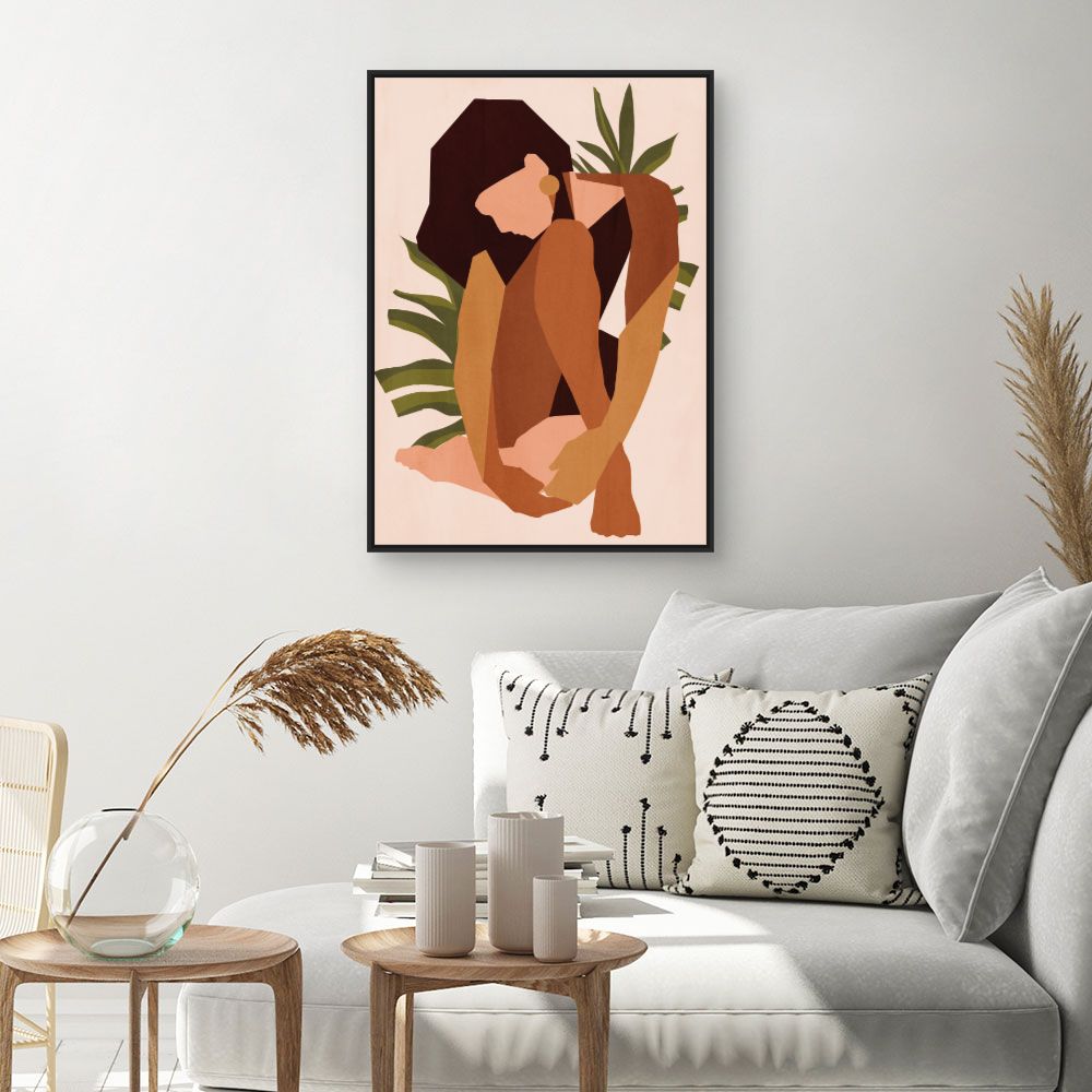 Tableau Silhouette stylisée élégante