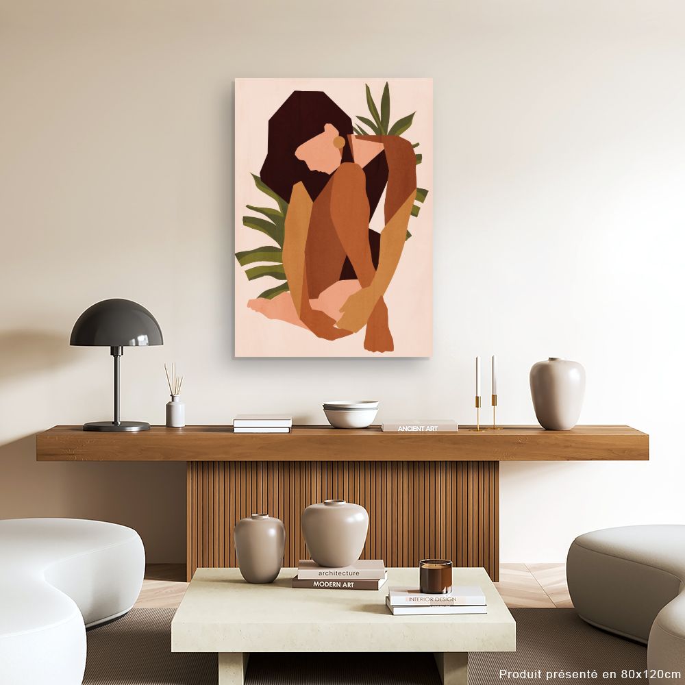 Tableau Silhouette stylisée élégante