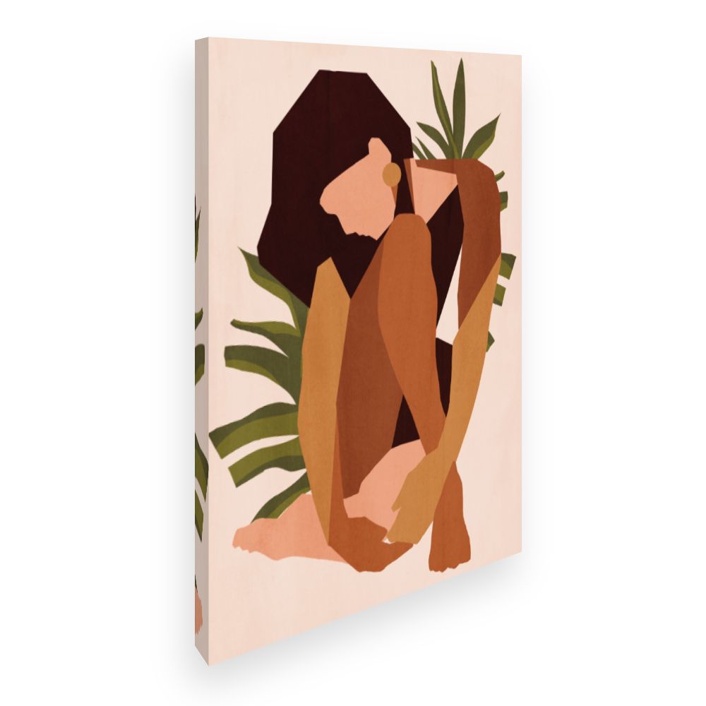 Toile Silhouette stylisée élégante