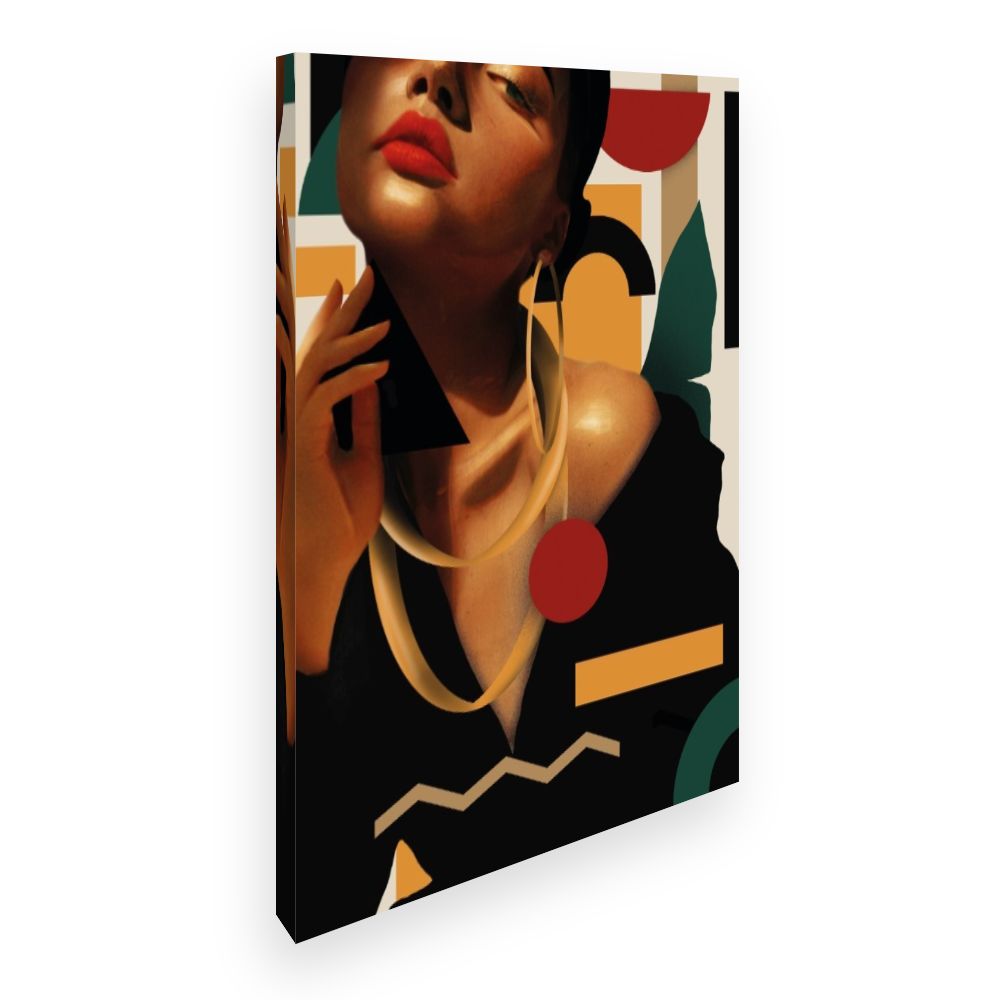 Toile Élégance abstraite