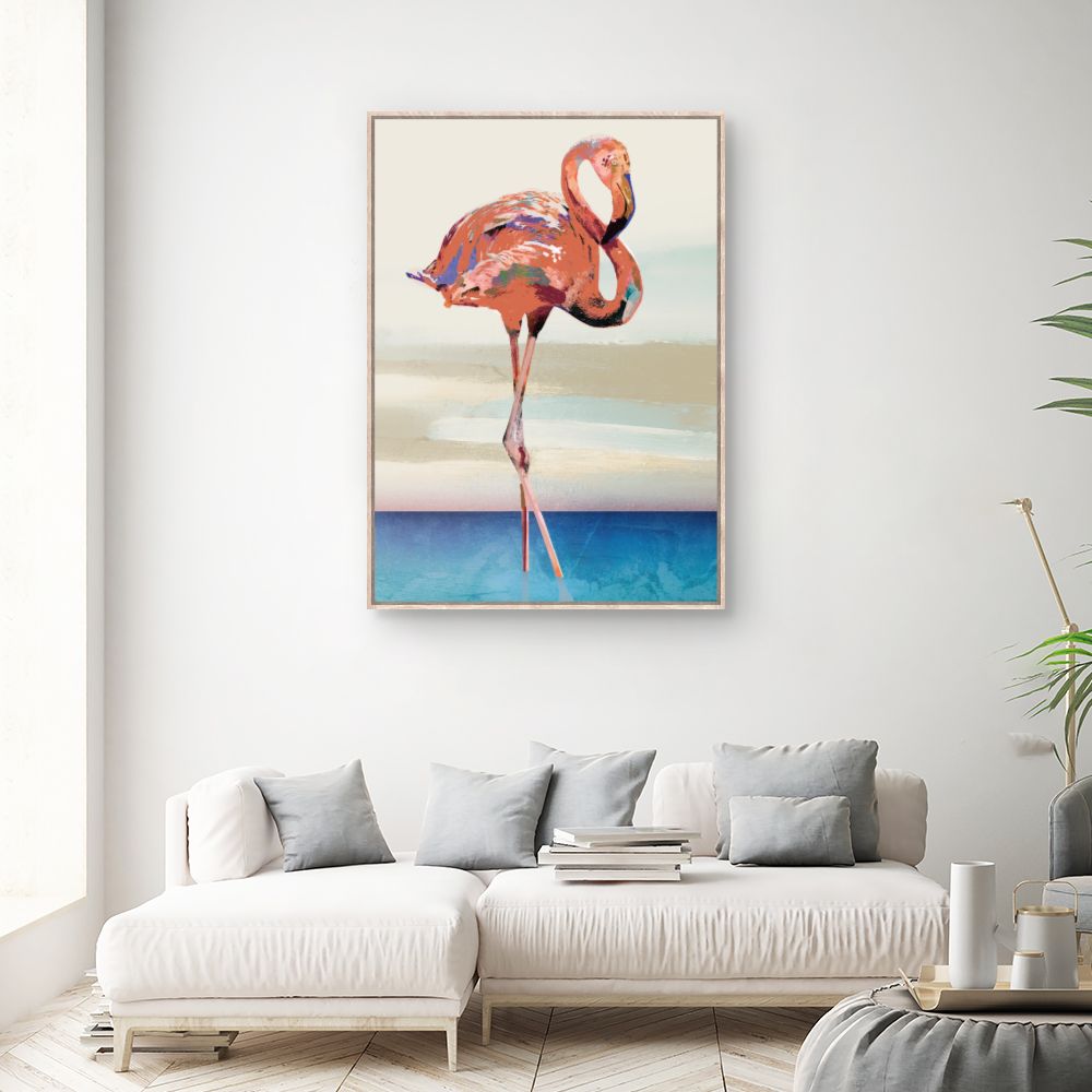 Tableau Flamingo élégant