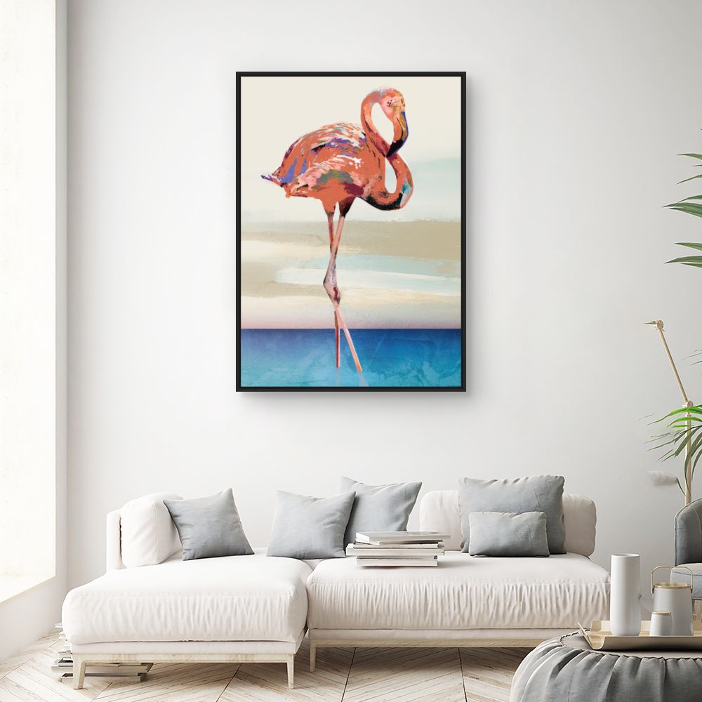 Tableau Flamingo élégant