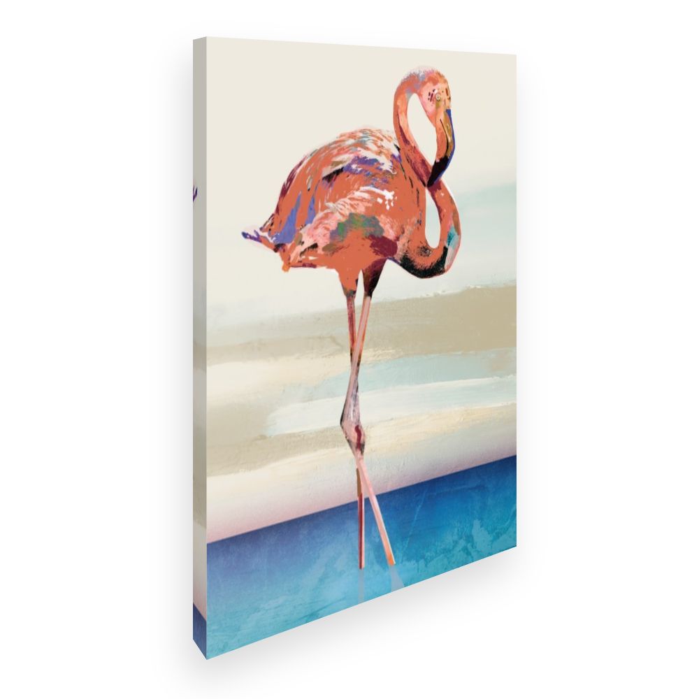 Toile Flamingo élégant