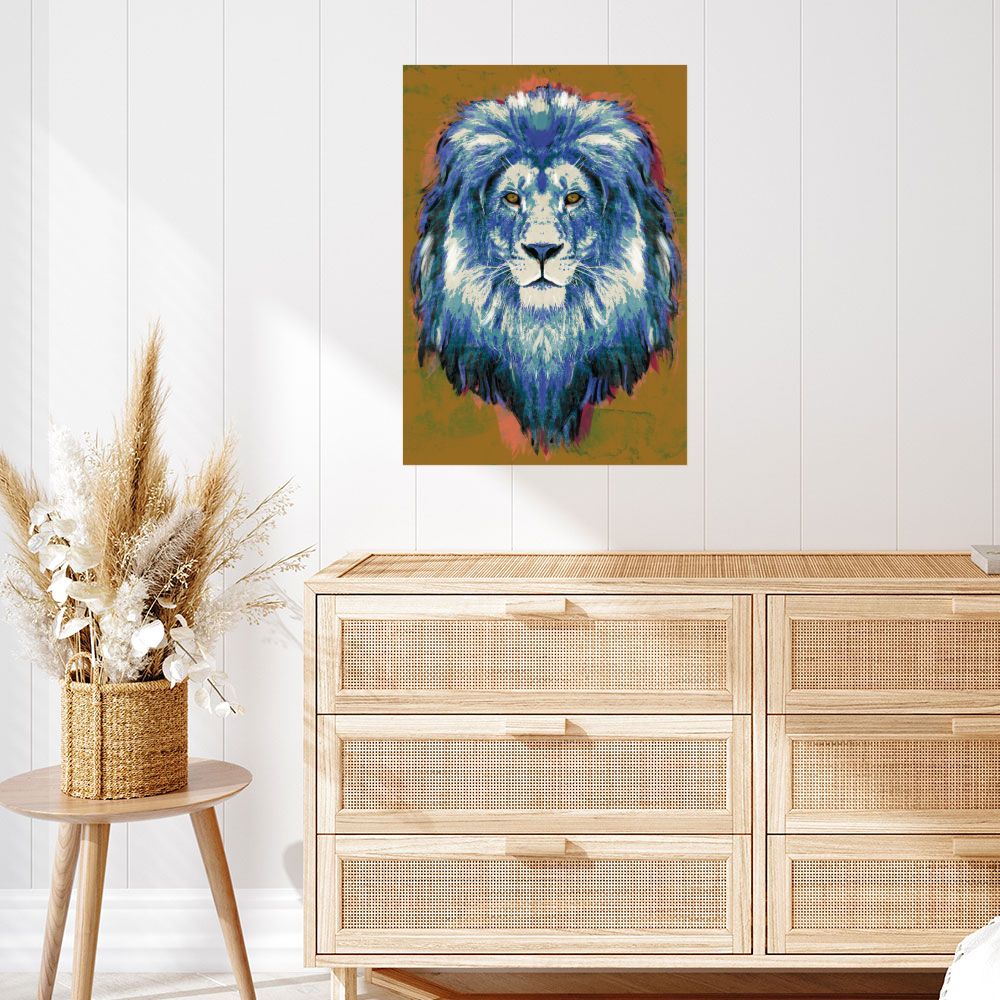 Affiche Lion majestueux