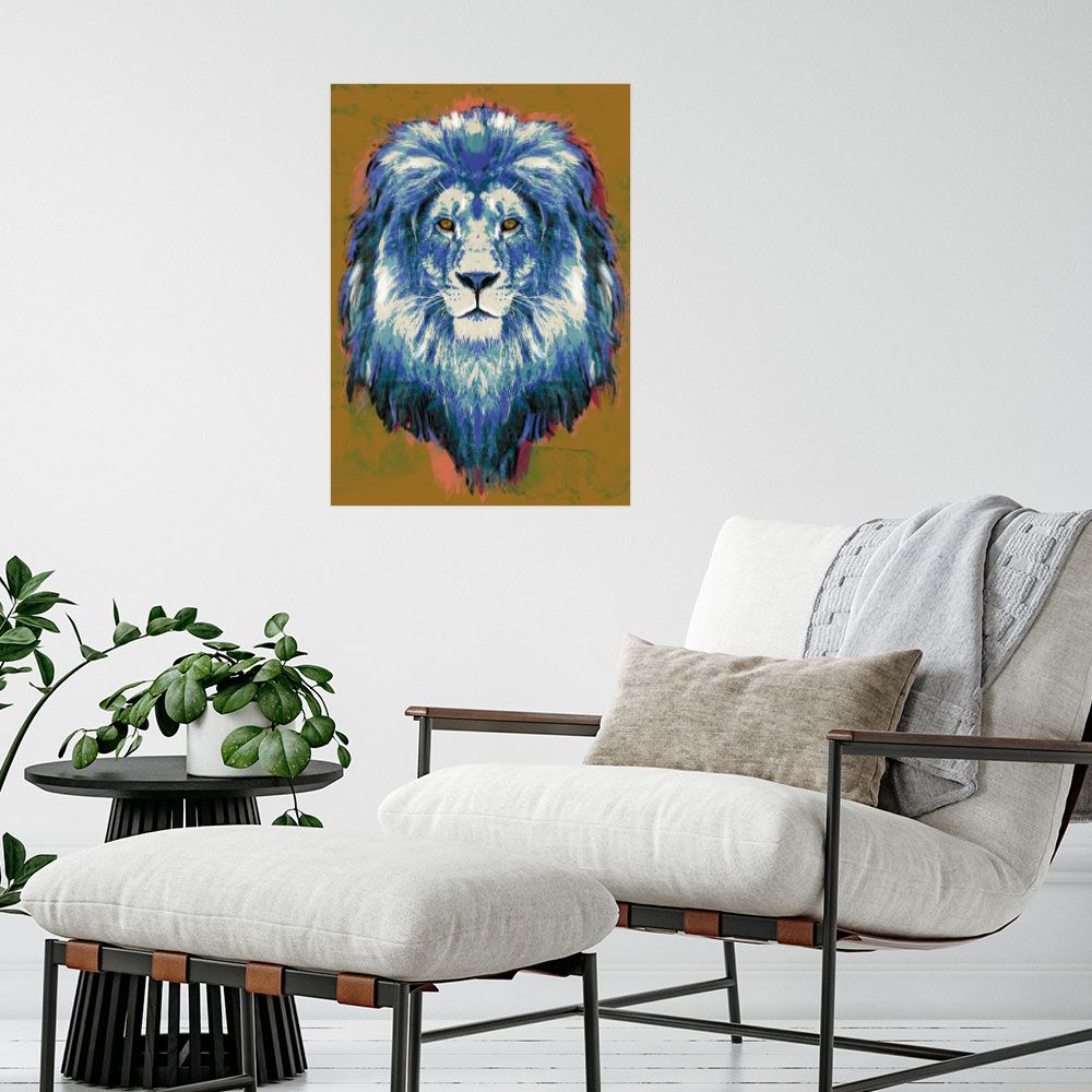 Affiche Lion majestueux