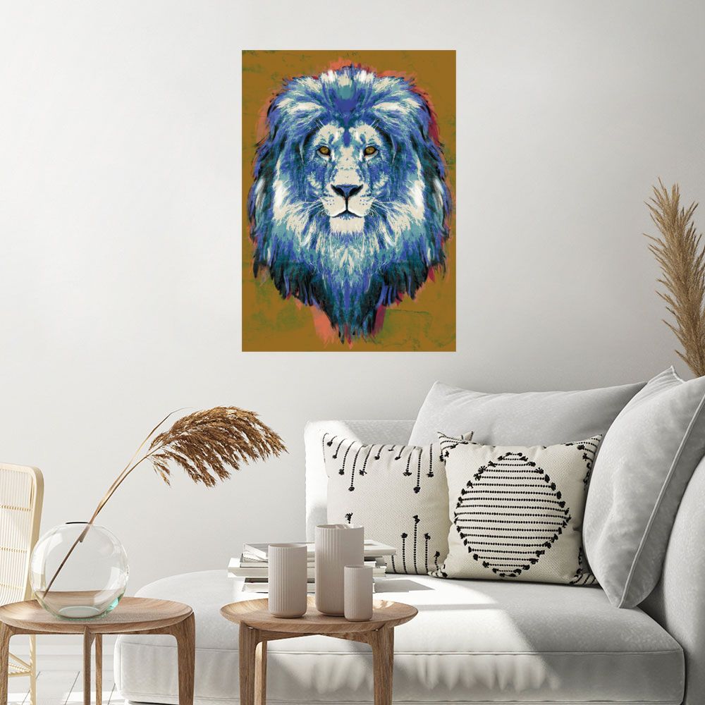 Affiche Lion majestueux