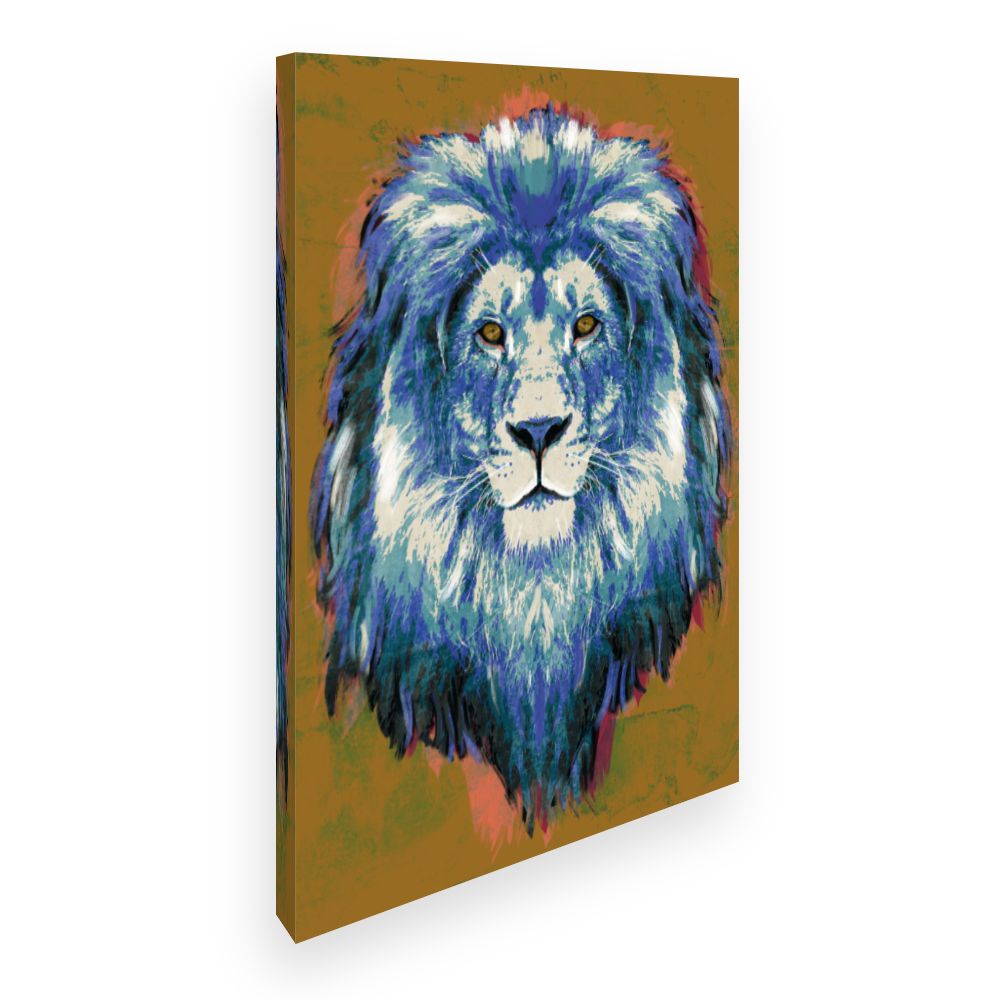 Toile Lion majestueux
