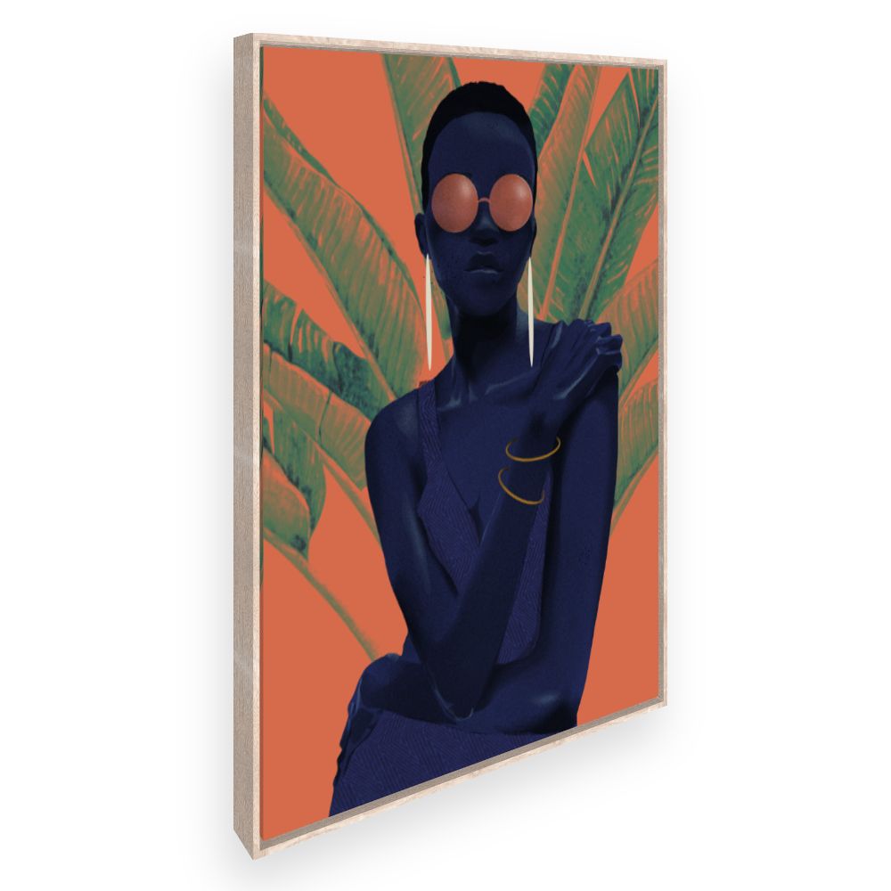 Toile Élégance tropicale