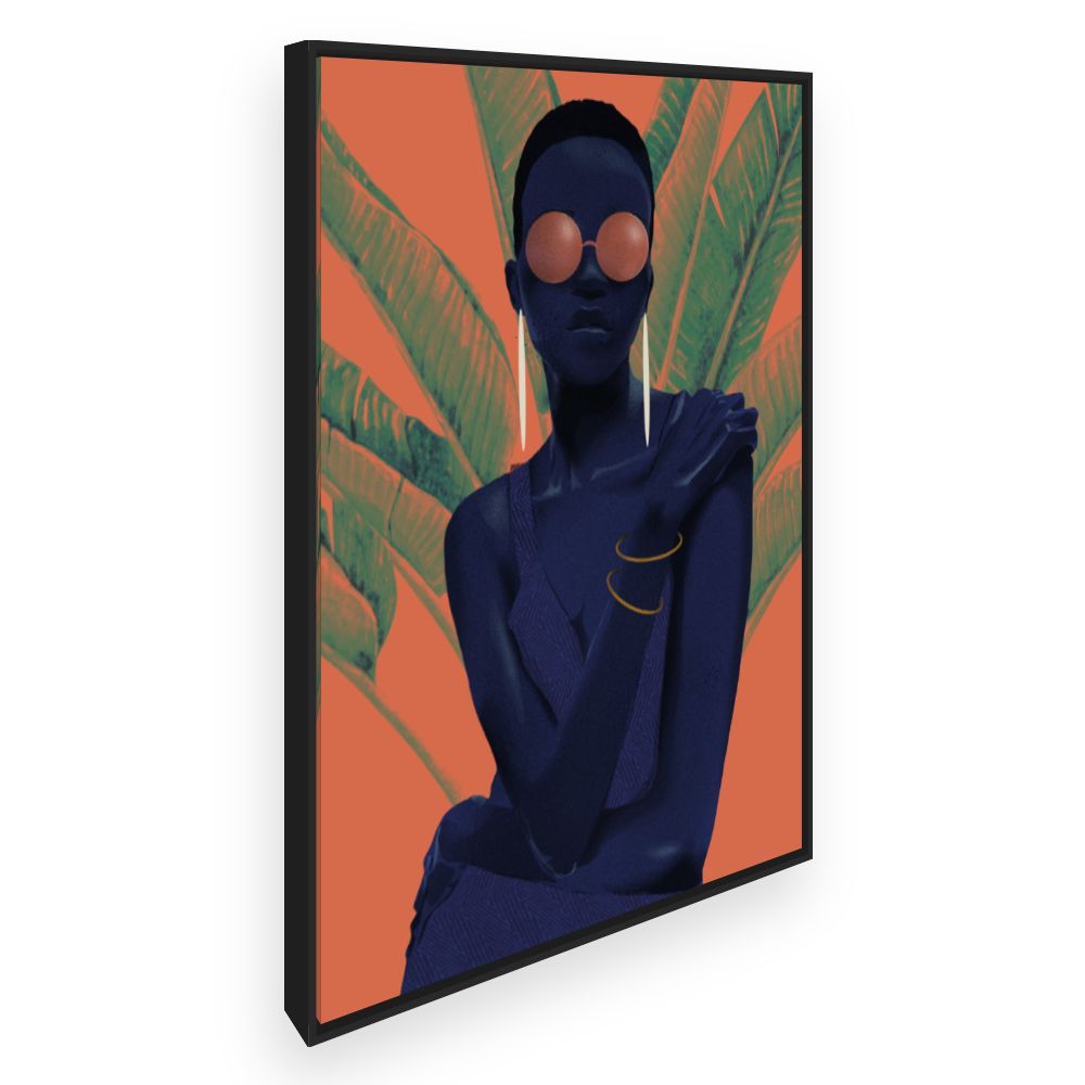 Toile Élégance tropicale