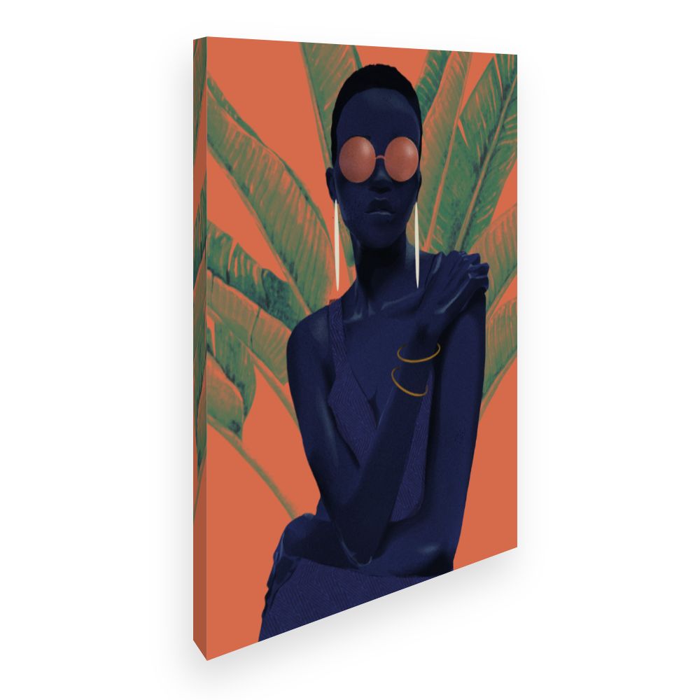 Toile Élégance tropicale