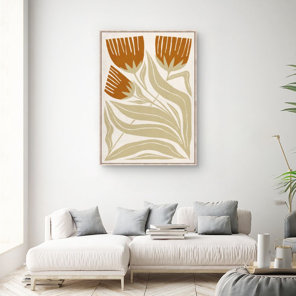 Tableau Fleurs stylisées