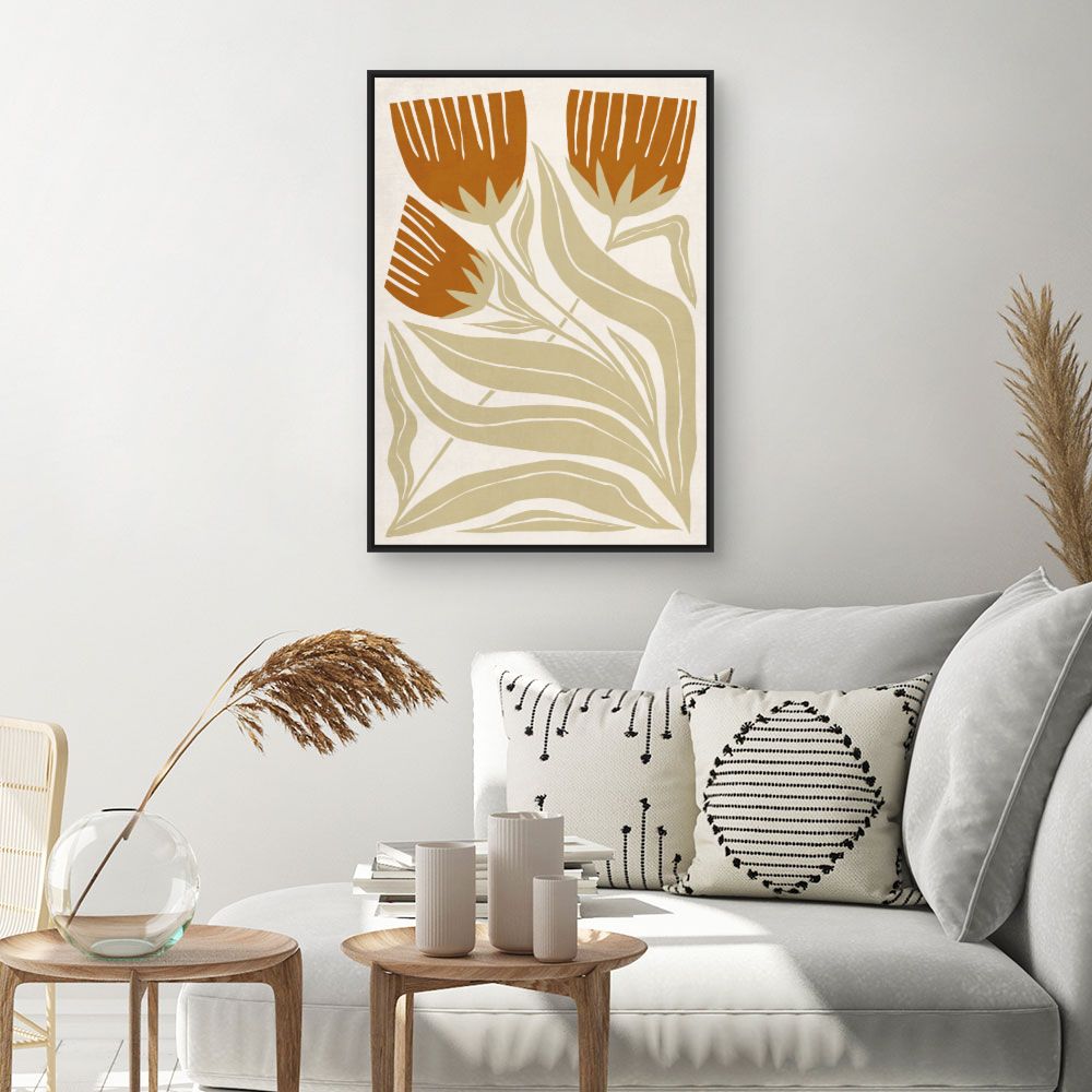 Tableau Fleurs stylisées