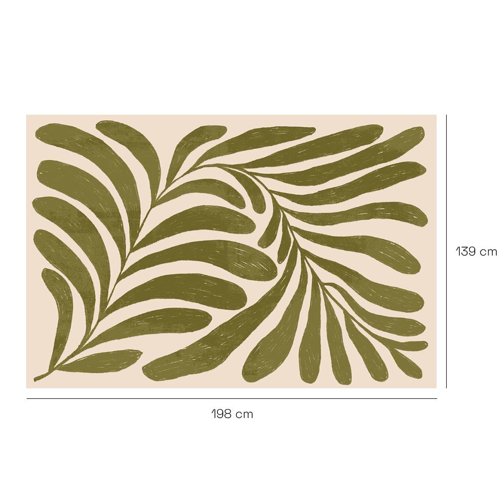 Tapis n°339 Motifs botaniques apaisants