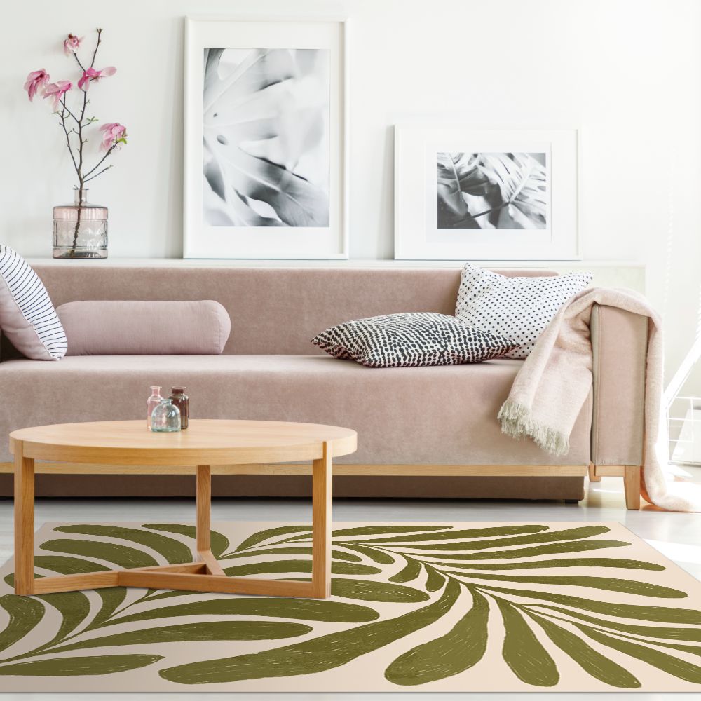 Tapis n°339 Motifs botaniques apaisants