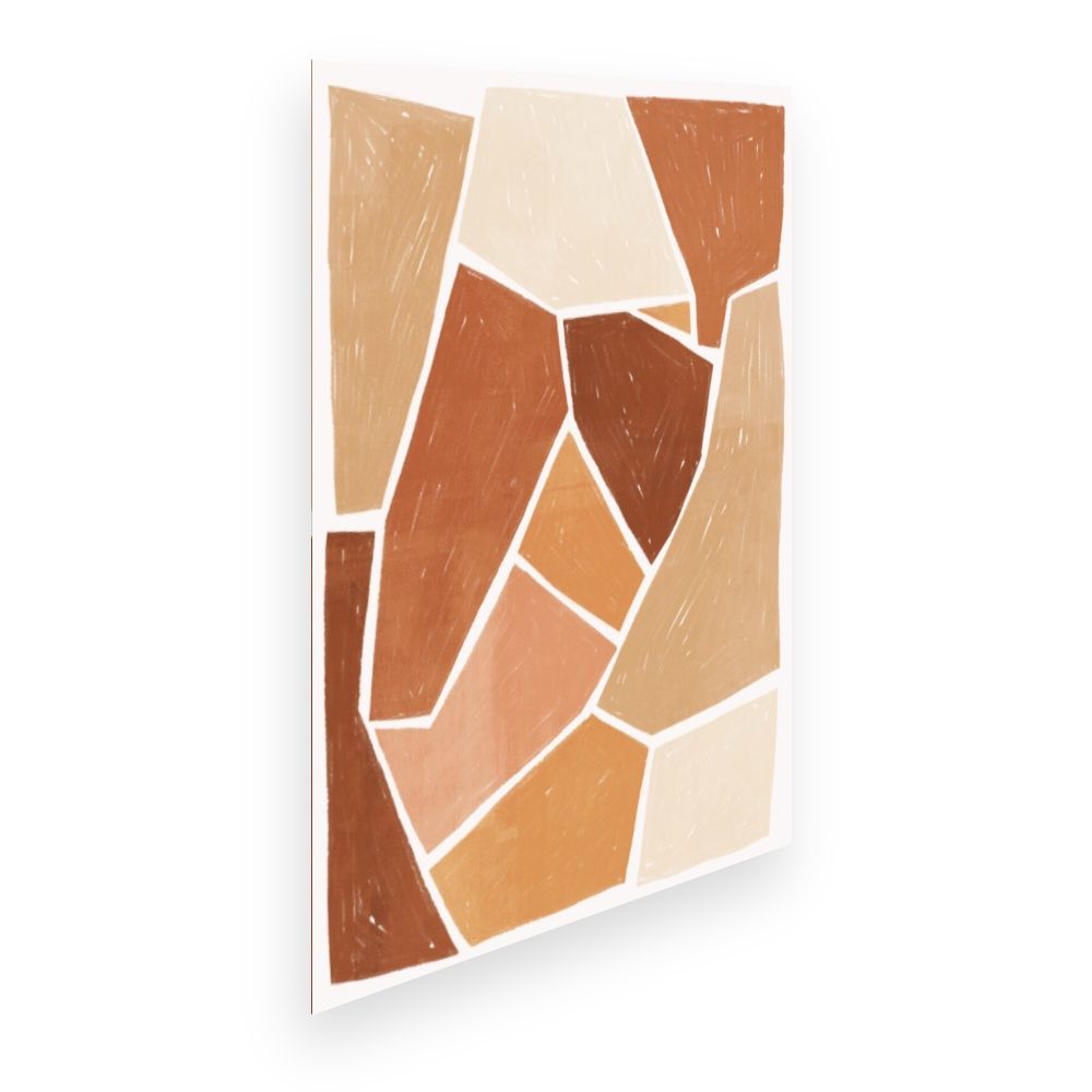 Affiche Formes abstraites chaleureuses