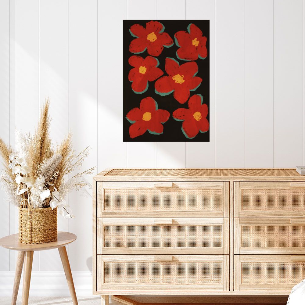 Affiche Fleurs éclatantes
