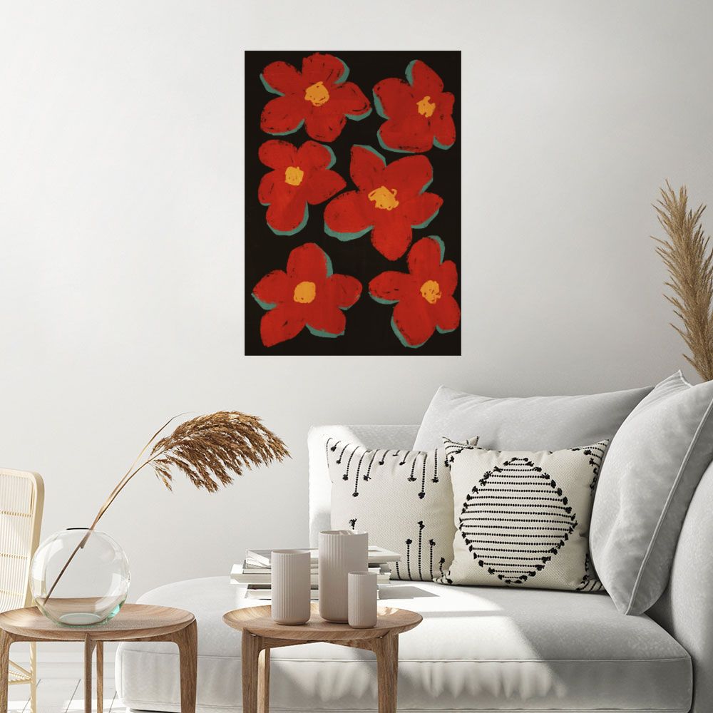 Affiche Fleurs éclatantes