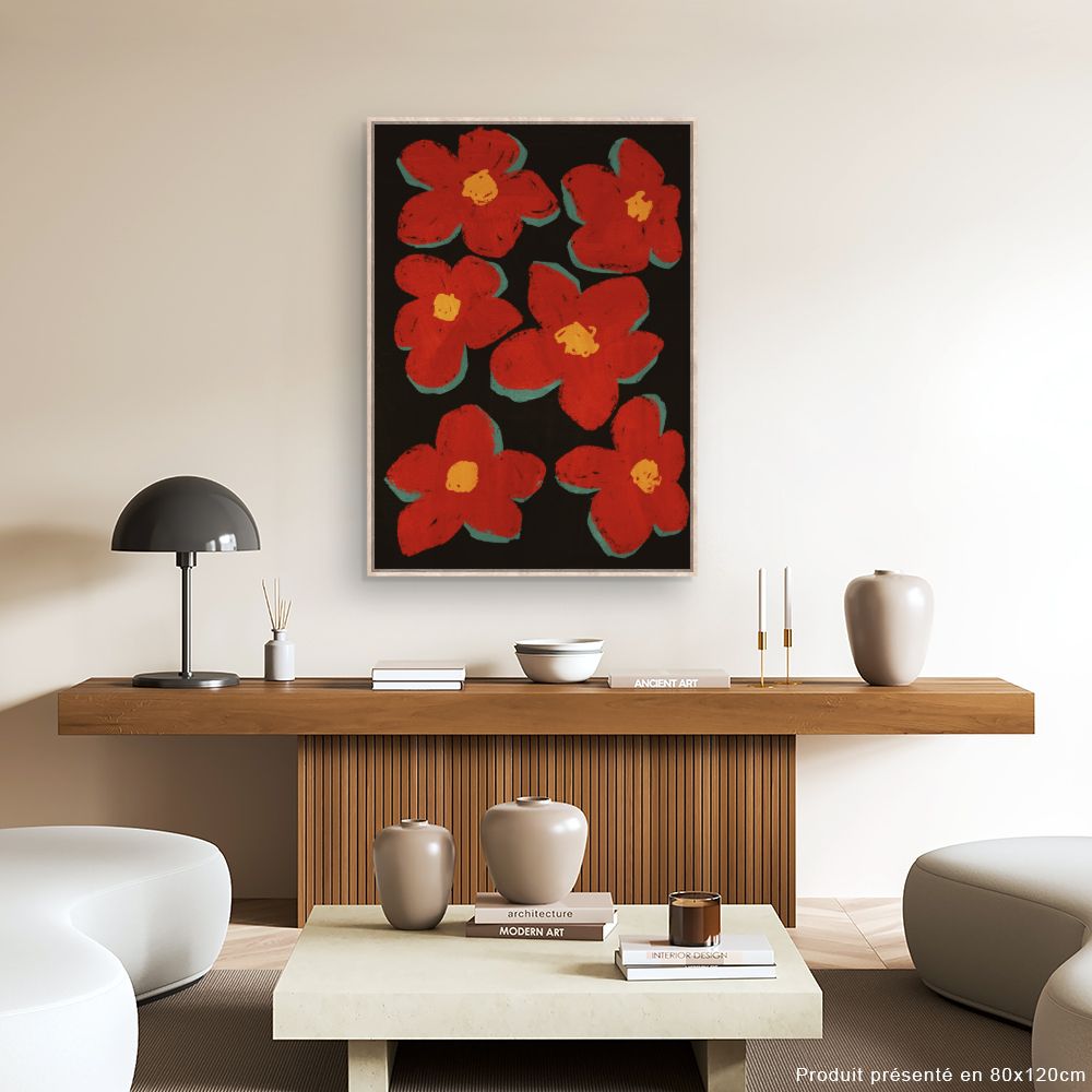 Tableau Fleurs éclatantes