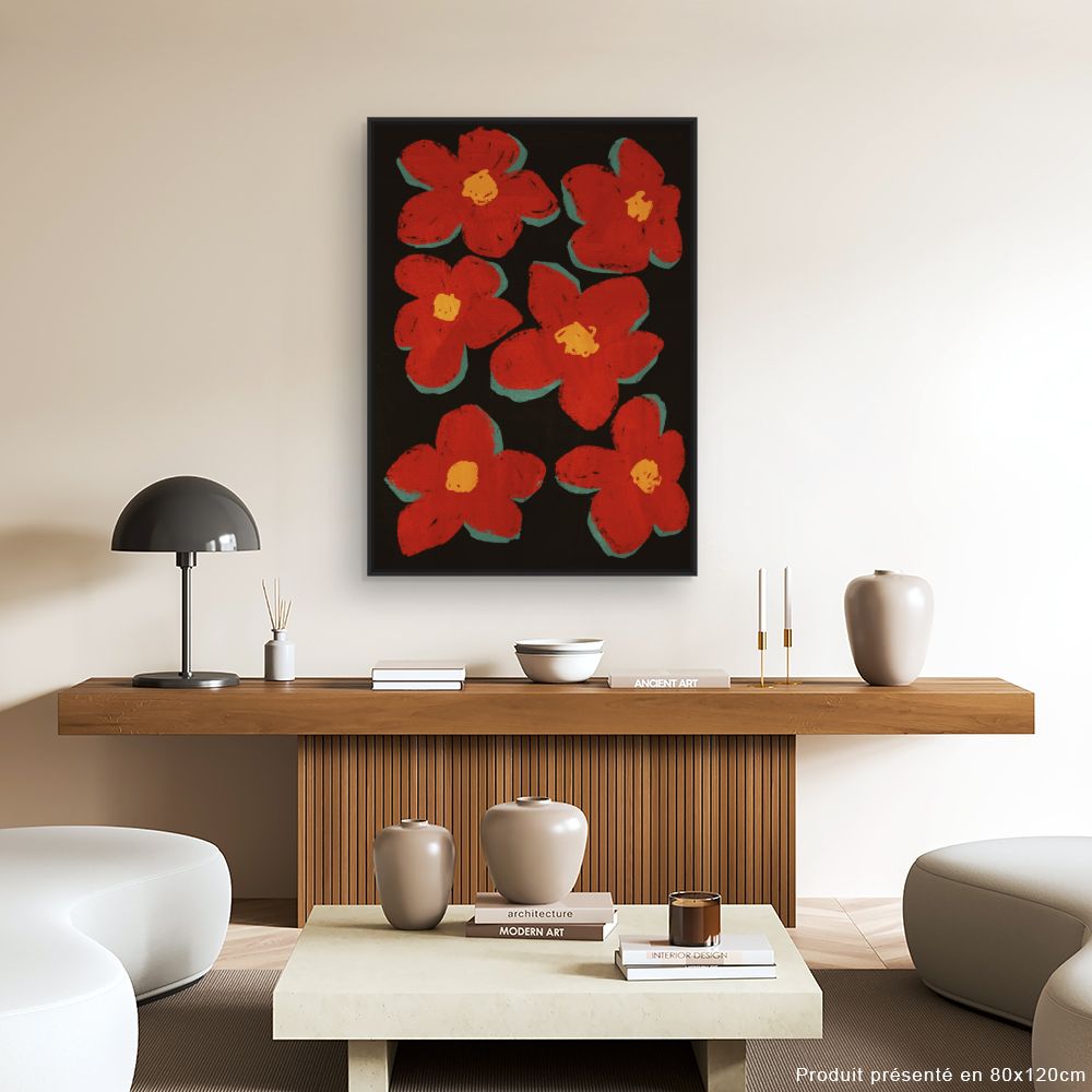 Tableau Fleurs éclatantes