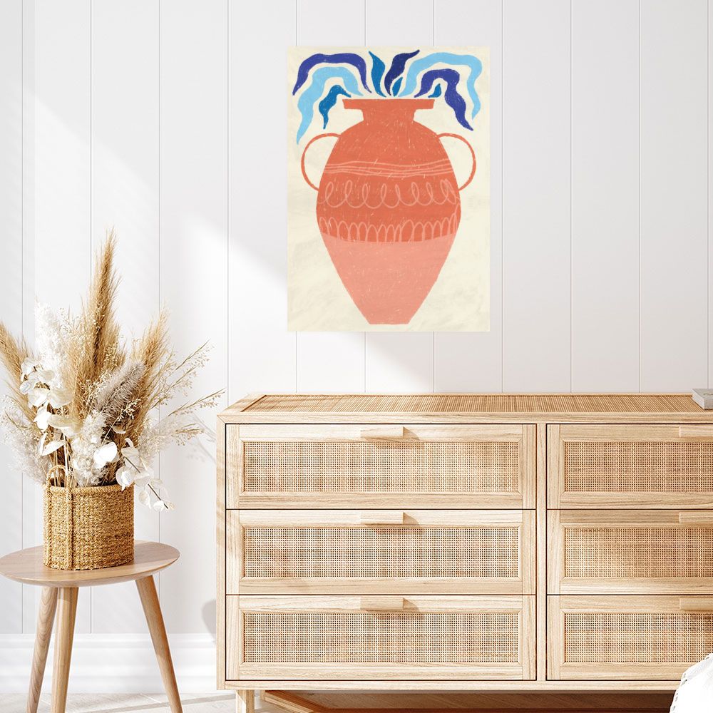 Affiche Vase coloré vibrant