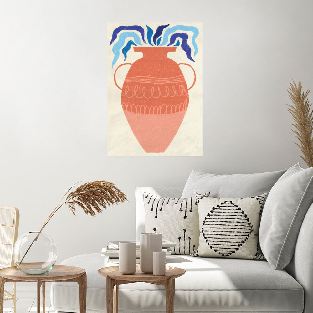 Affiche Vase coloré vibrant