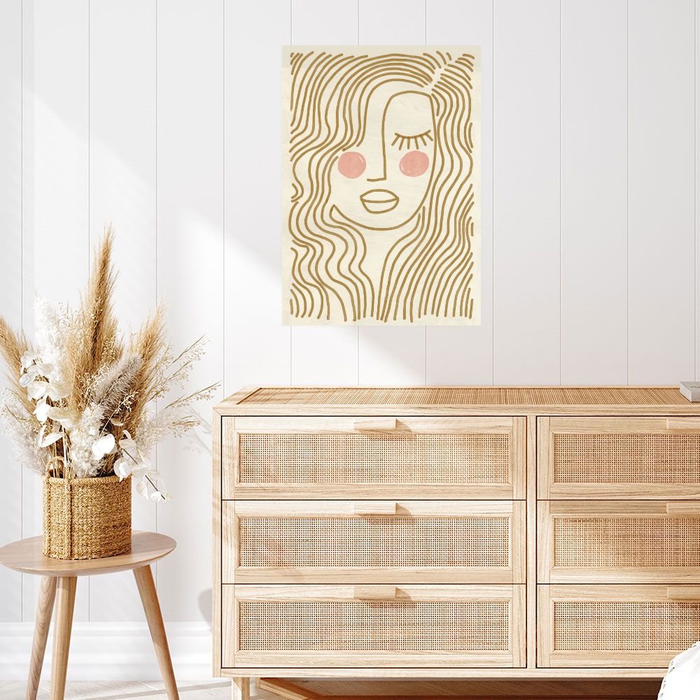 Affiche Visage délicat